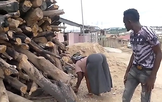 getting wood